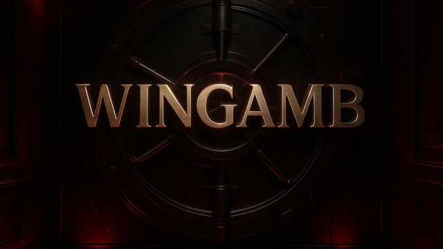 Wingamb hızlı para çekme için lüks bir casino kasası ve kırmızı aydınlatmalı ortam